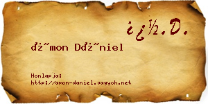 Ámon Dániel névjegykártya