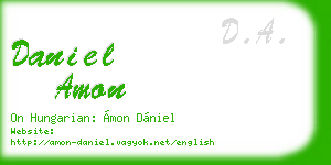daniel amon business card
